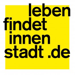 Logo Städtebauförderung &quot;Leben findet innenstadt&quot;